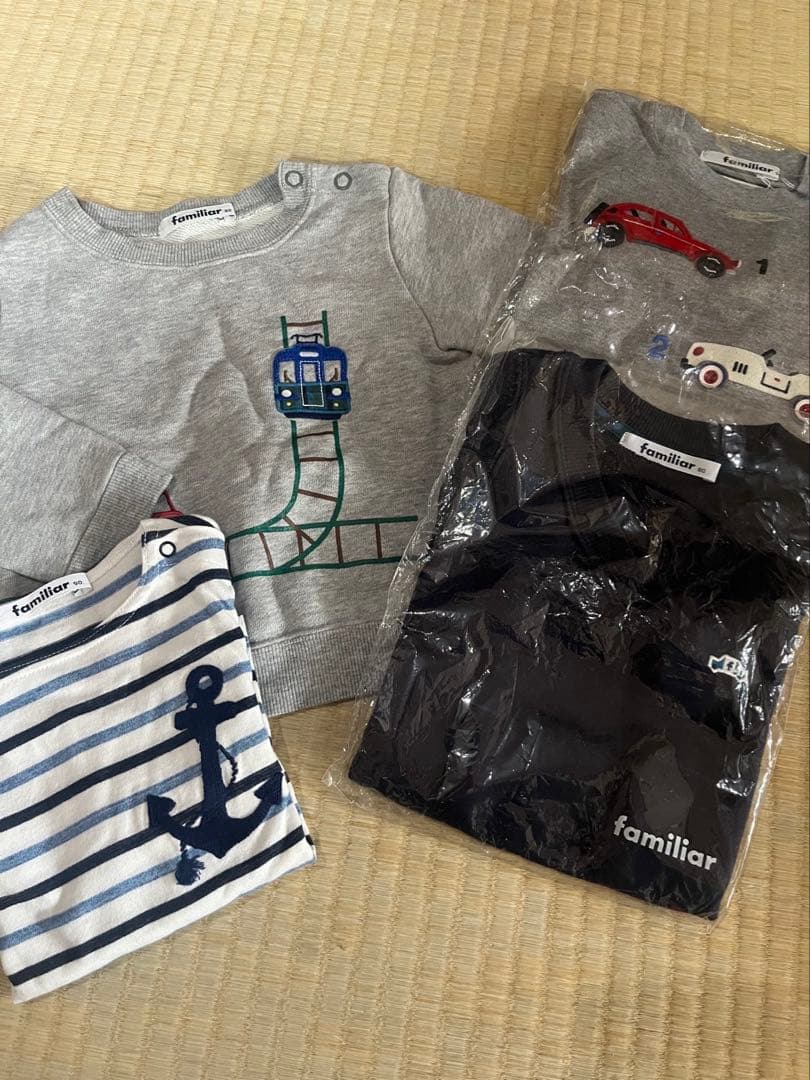 familiar 、ラルフローレンなど有名ブランドベビー服セット 95cmまで