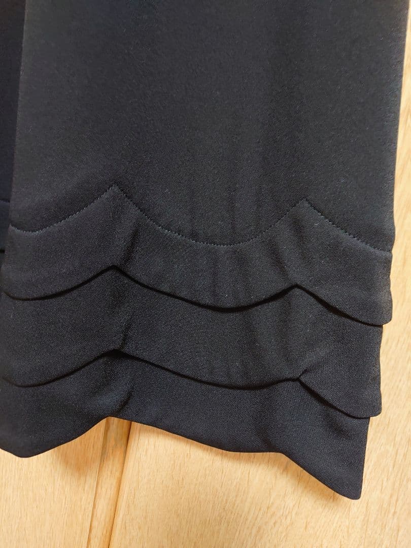 試着程度 ★ TOKUKO トクコプルミエヴォル チュニック Aライン 黒