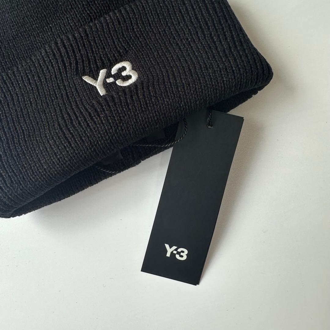 新品未使用【Y-3】y3 クラシック ニット ビーニー ロゴ ウール ニット帽