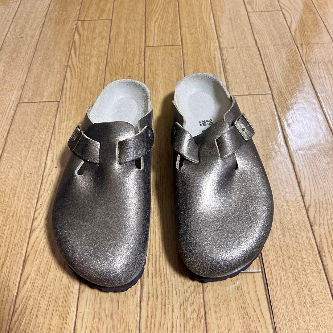 新品 BIRKENSTOCK BOSTON BS ボストン メタリック