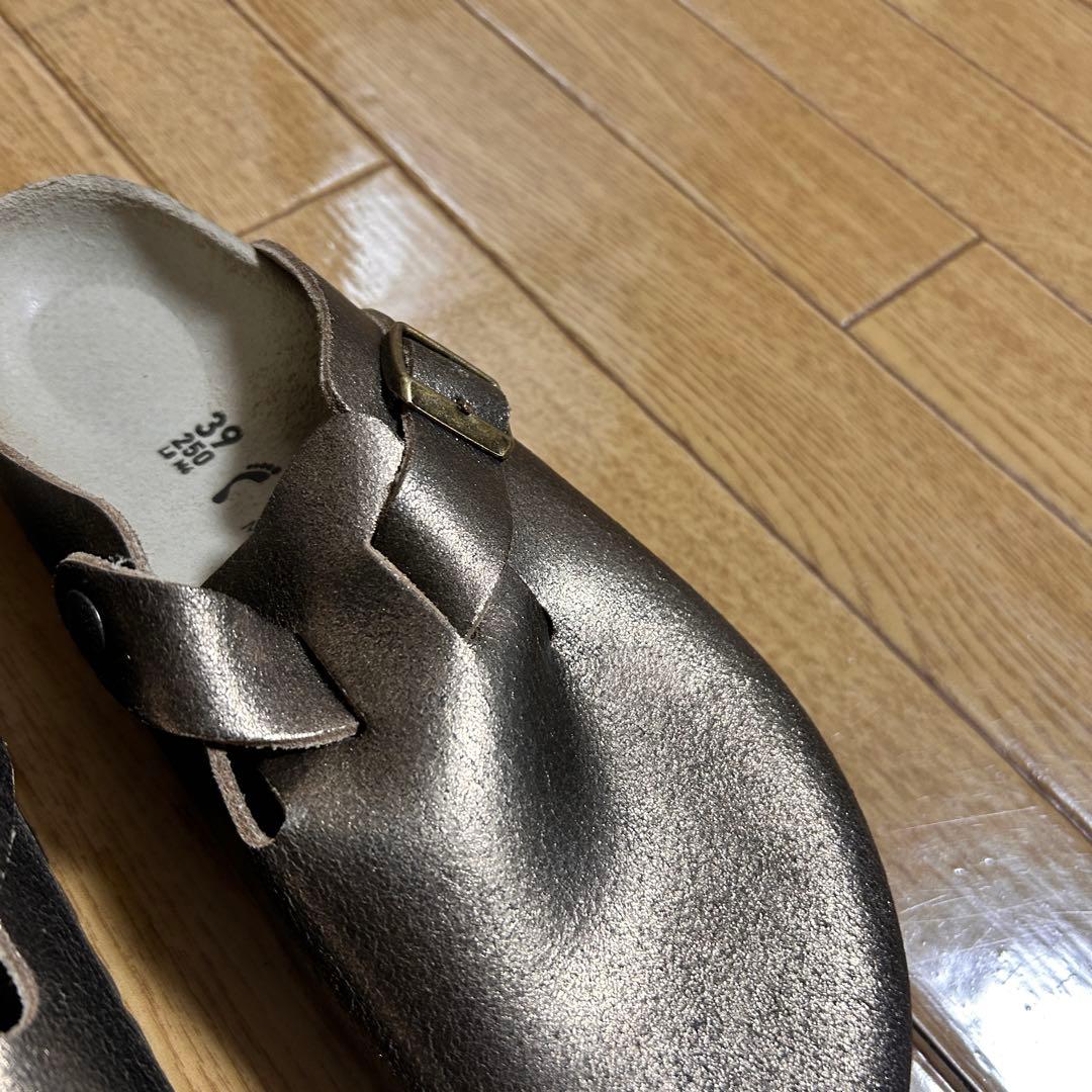 新品 BIRKENSTOCK BOSTON BS ボストン メタリック