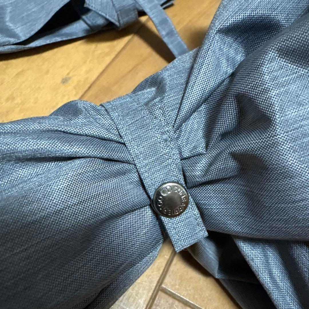 サンバリア100 フリル　フロストグレー　2つ折り日傘