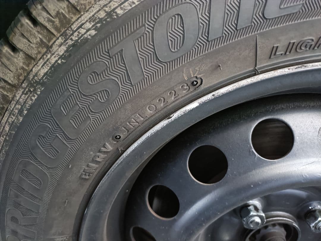 プロボックス用　純正ホイール+スタッドレス　ブリヂストン