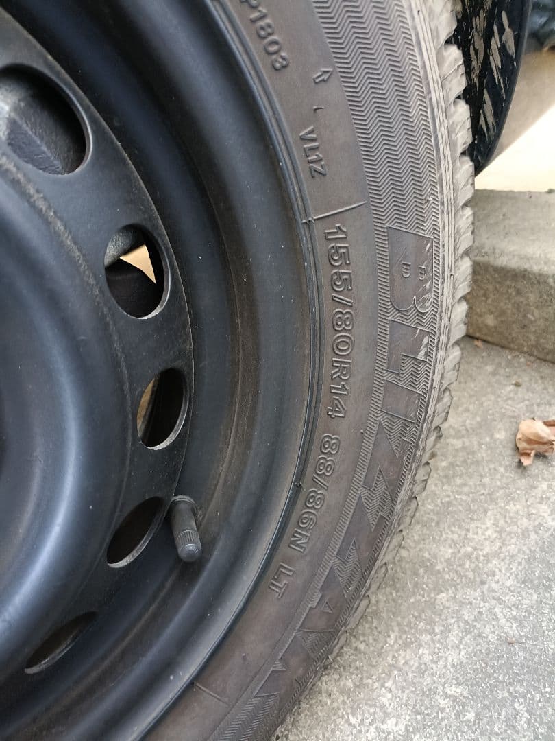 プロボックス用　純正ホイール+スタッドレス　ブリヂストン