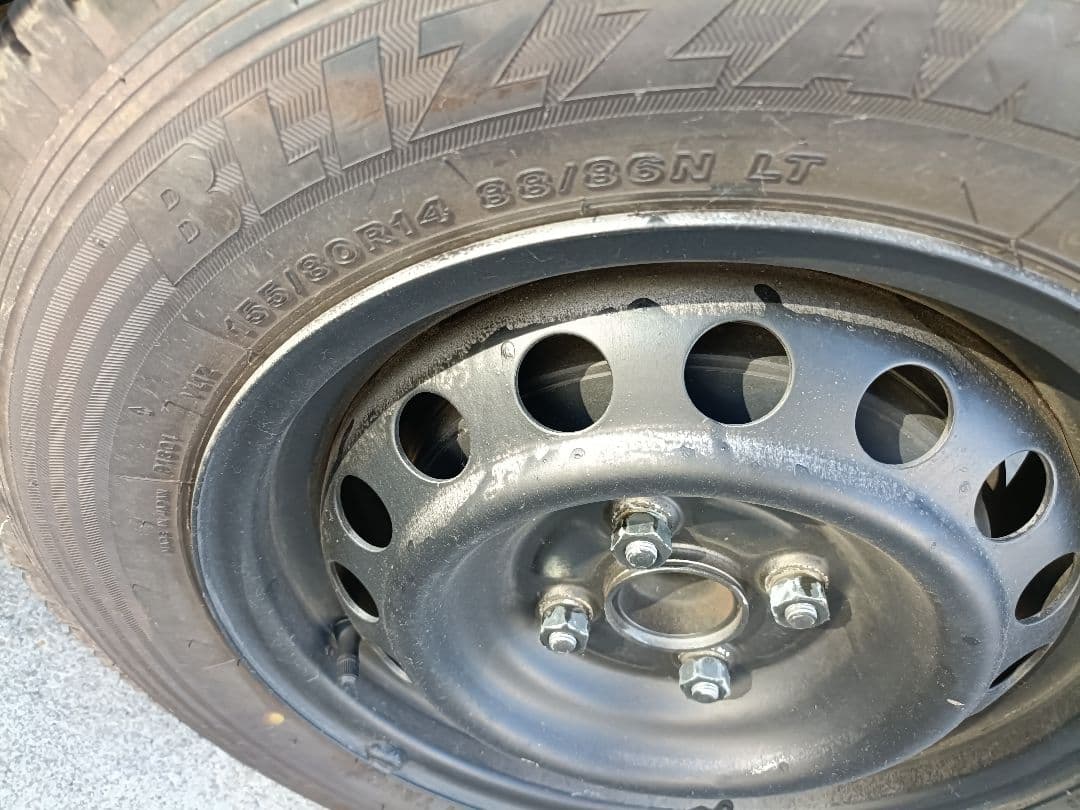 プロボックス用　純正ホイール+スタッドレス　ブリヂストン