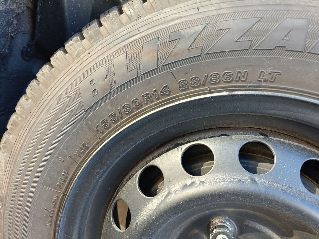 プロボックス用　純正ホイール+スタッドレス　ブリヂストン