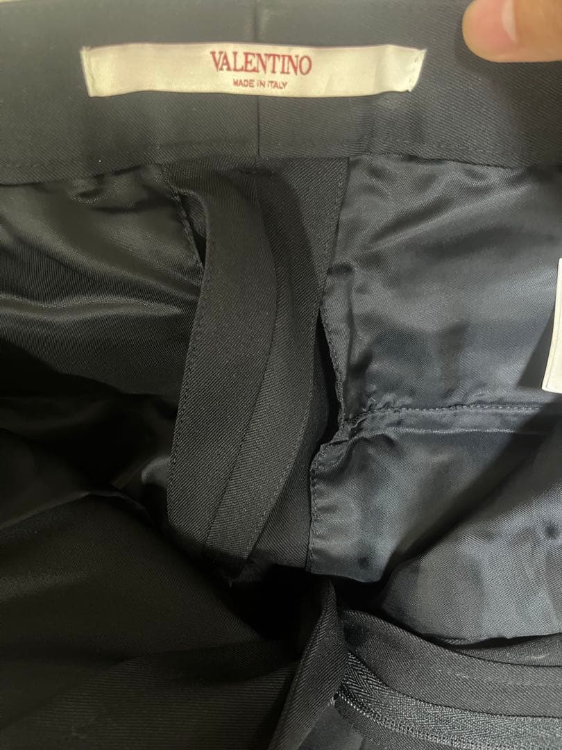 VALENTINO ダークネイビー スラックス 44 (最終値下げ)