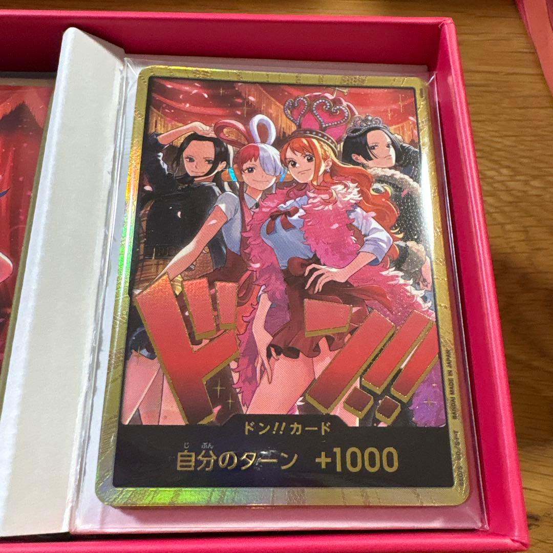 ワンピース　ヒロインズエディション　金ドン10枚　スリーブ　ストレージボックス