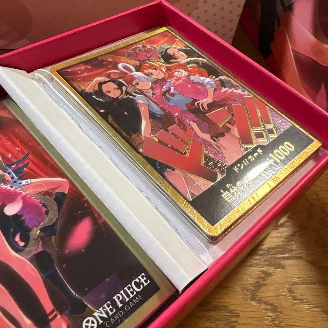 ワンピース　ヒロインズエディション　金ドン10枚　スリーブ　ストレージボックス