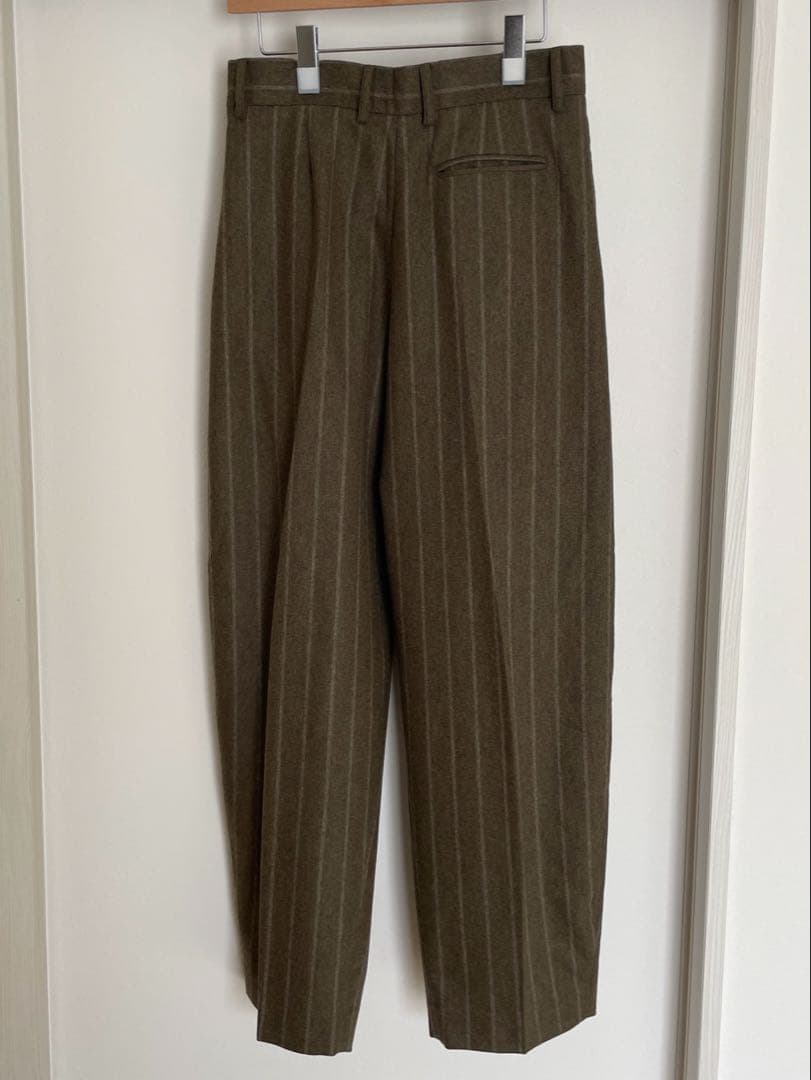 パンツ Cristaseya 22AW doublepleated wide pants