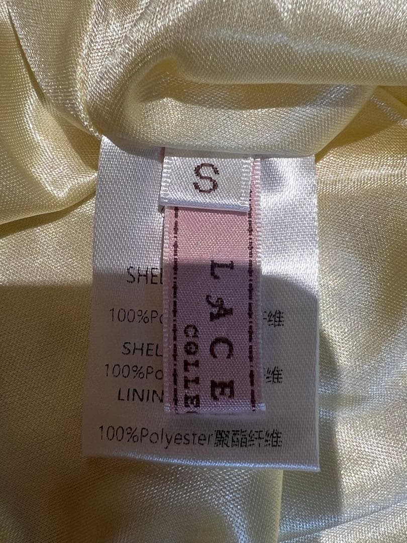 「梨と菊」コルセットドレス グリーン S LACEMADE