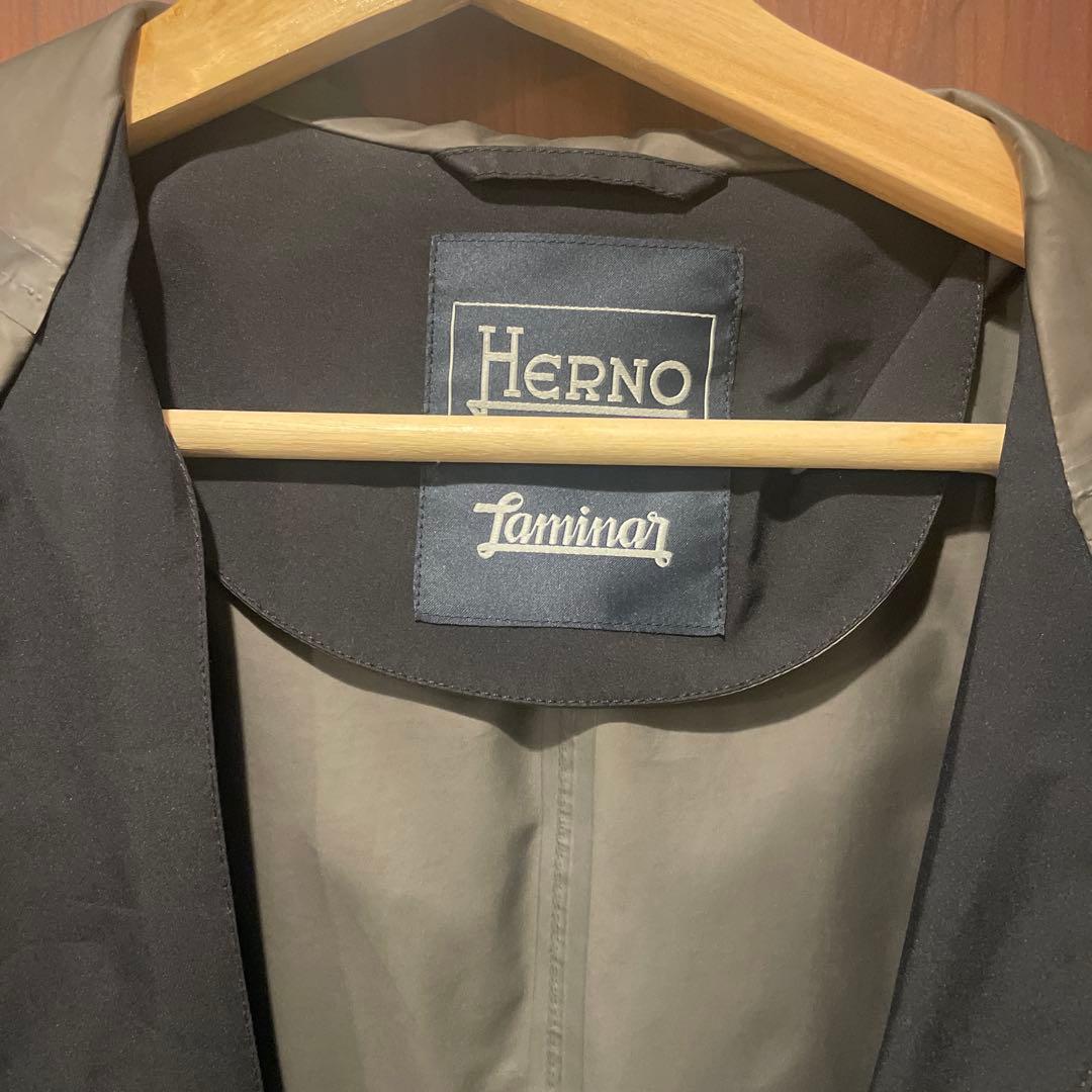 Herno Laminar ブラック モッズコート