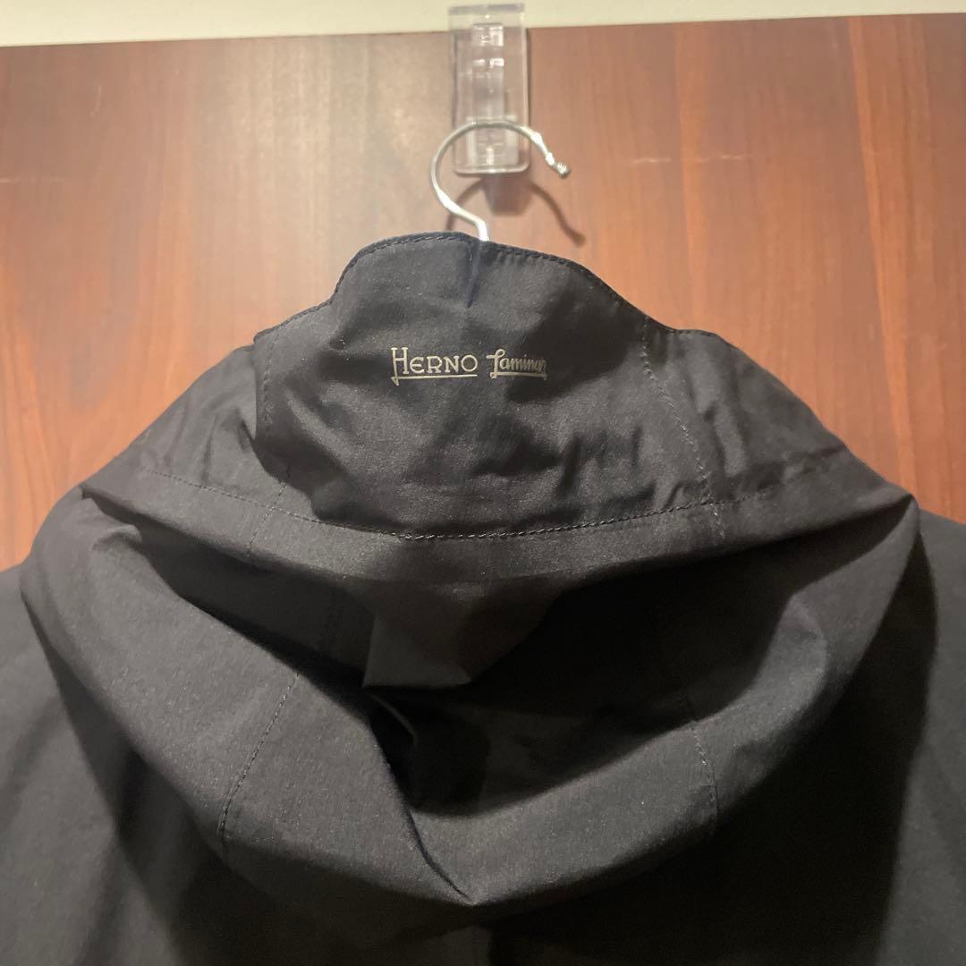 Herno Laminar ブラック モッズコート