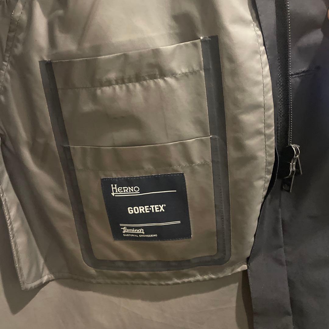 Herno Laminar ブラック モッズコート