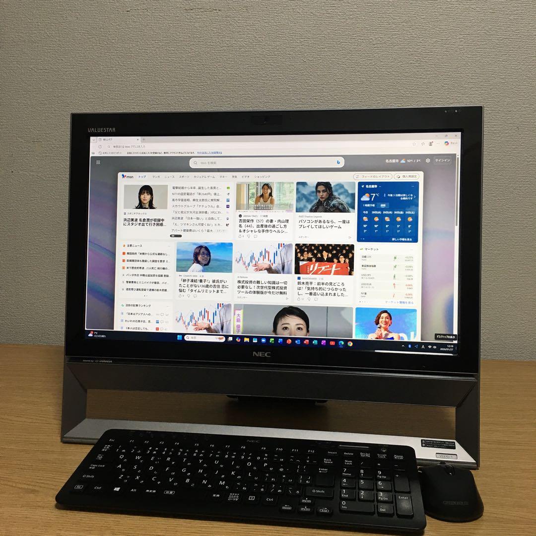 NEC VALUESTAR Win11 地デジ 8Gメモリ SSD 21.5'