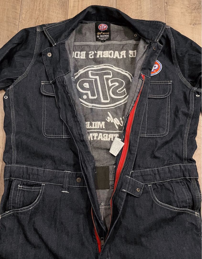 《STP》カバーオール オールインワン デニム