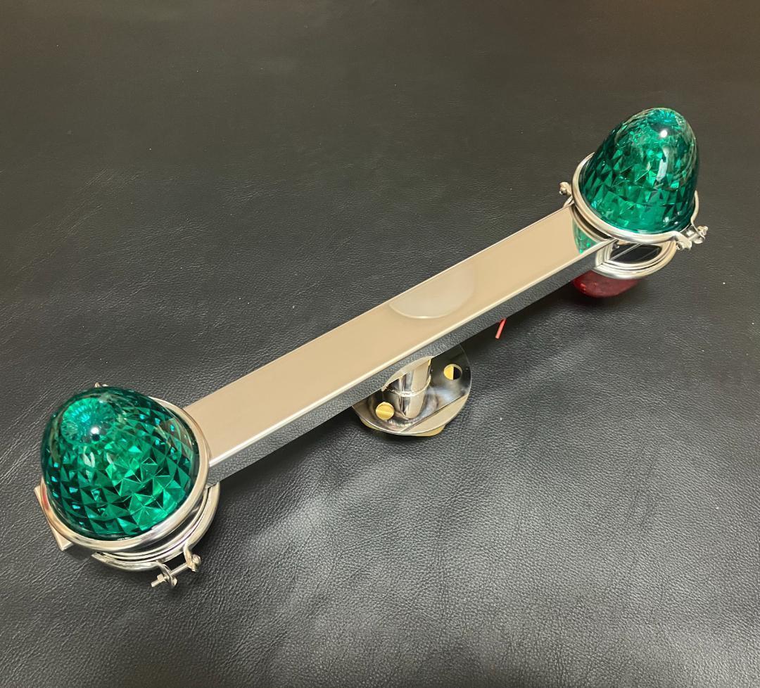 鏡面ステンレス製 大型車用 19.5インチ ホイール マーカー スピンナー 2個