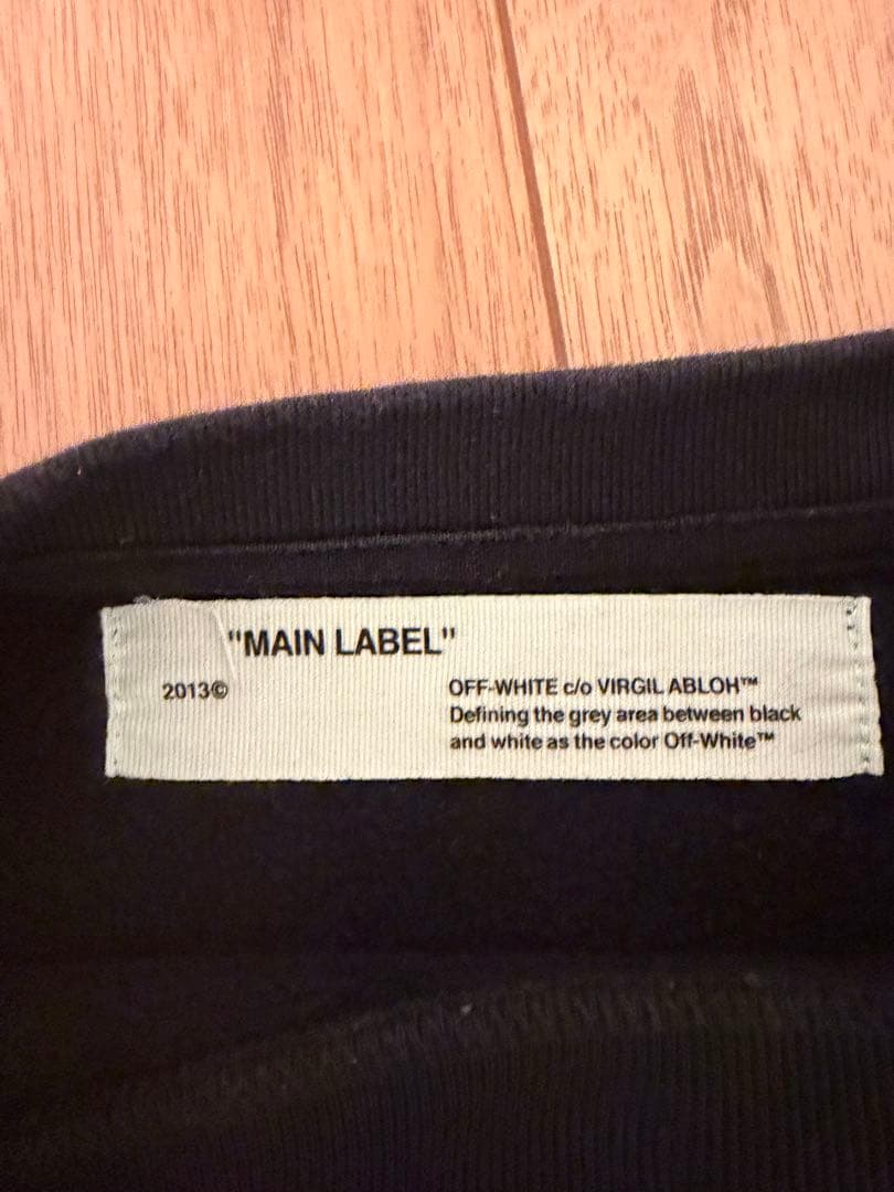 週末限定早い者勝ち‼️OFF-WHITE スプラッター柄 トレーナー　Mサイズ