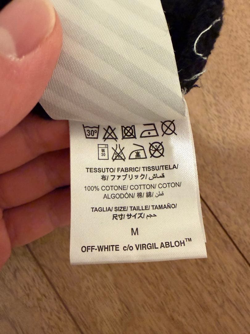 週末限定早い者勝ち‼️OFF-WHITE スプラッター柄 トレーナー　Mサイズ