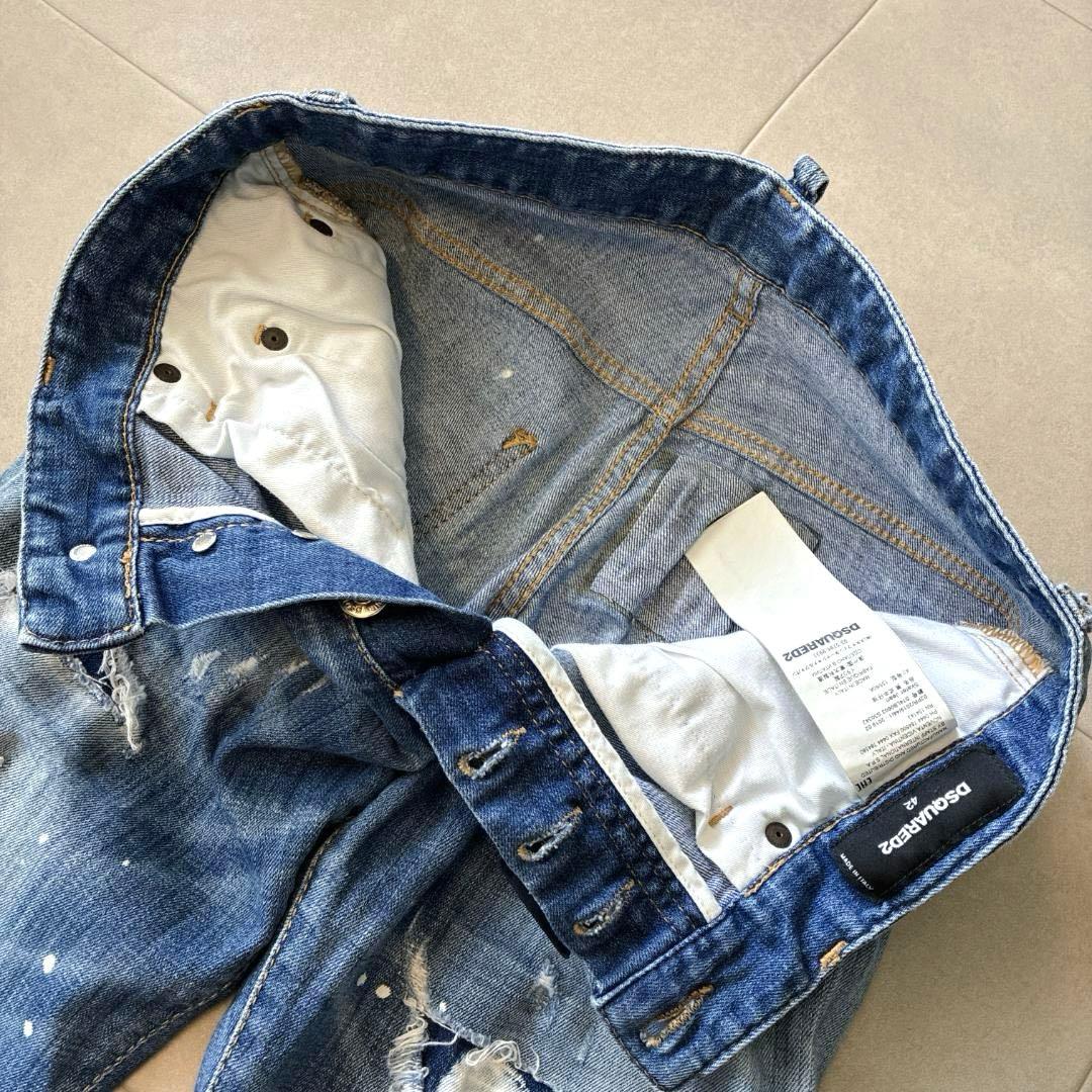 井上尚弥着用モデル DSQUARED2 スケータージーンズ ダメージデニム 42