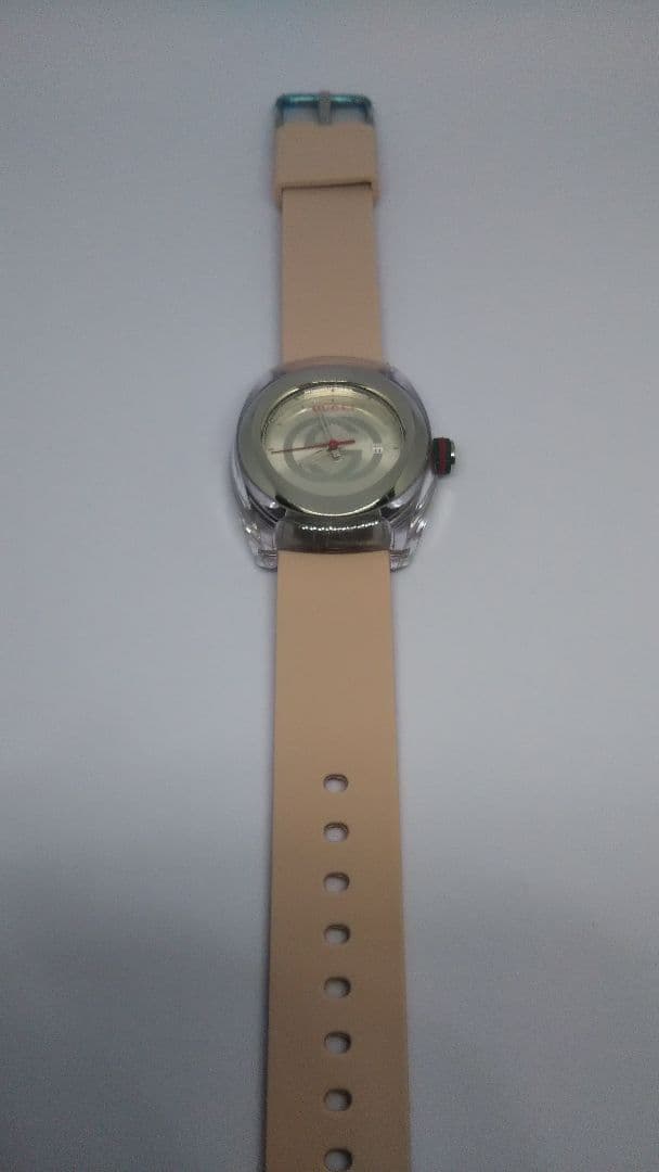 【電池交換済み】GUCCI シンク ラバーベルト 腕時計