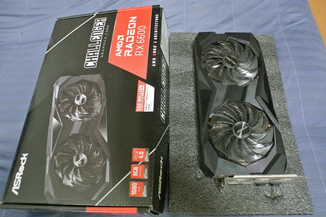 ASRock RADEON RX6600 8GB 動作品