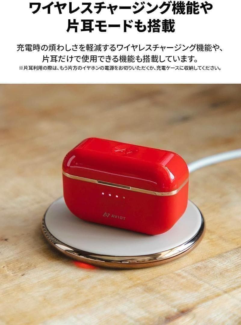 新品★AVIOT ワイヤレスイヤホン TE-D01t ブラック