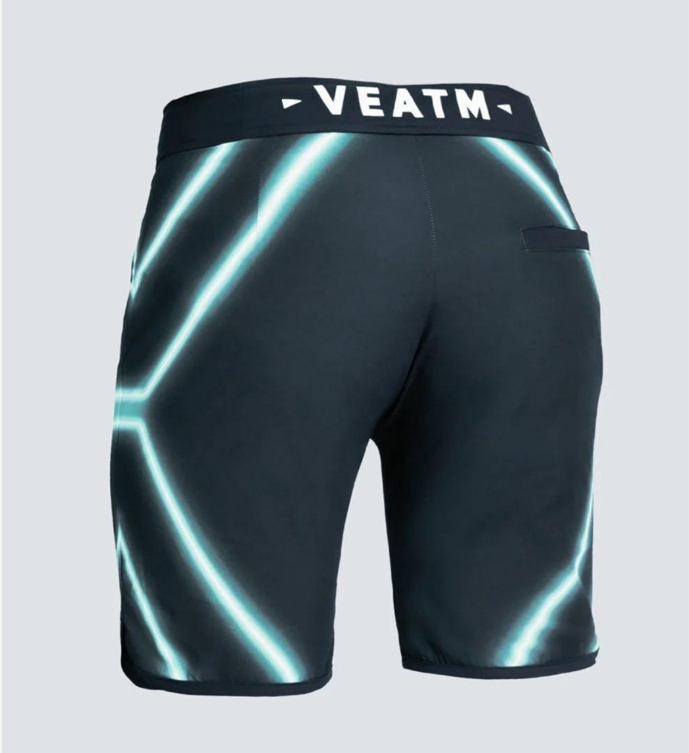 VEATM 光るストライプデザイン 水着 ショートパンツ　ビートム　サーフパンツ