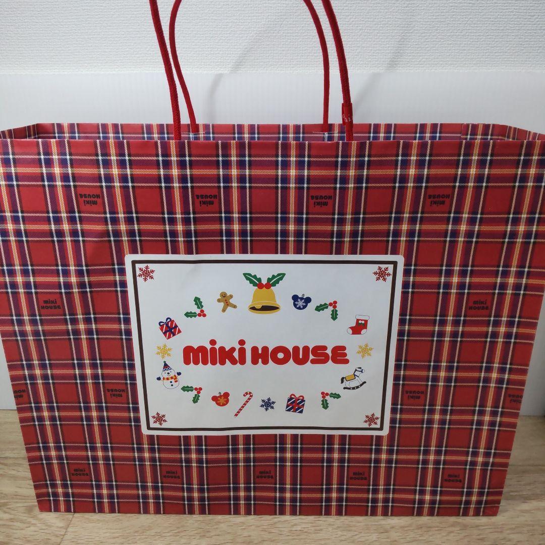 【未使用】ミキハウス ベビー服2枚+スタイ+絵本2冊