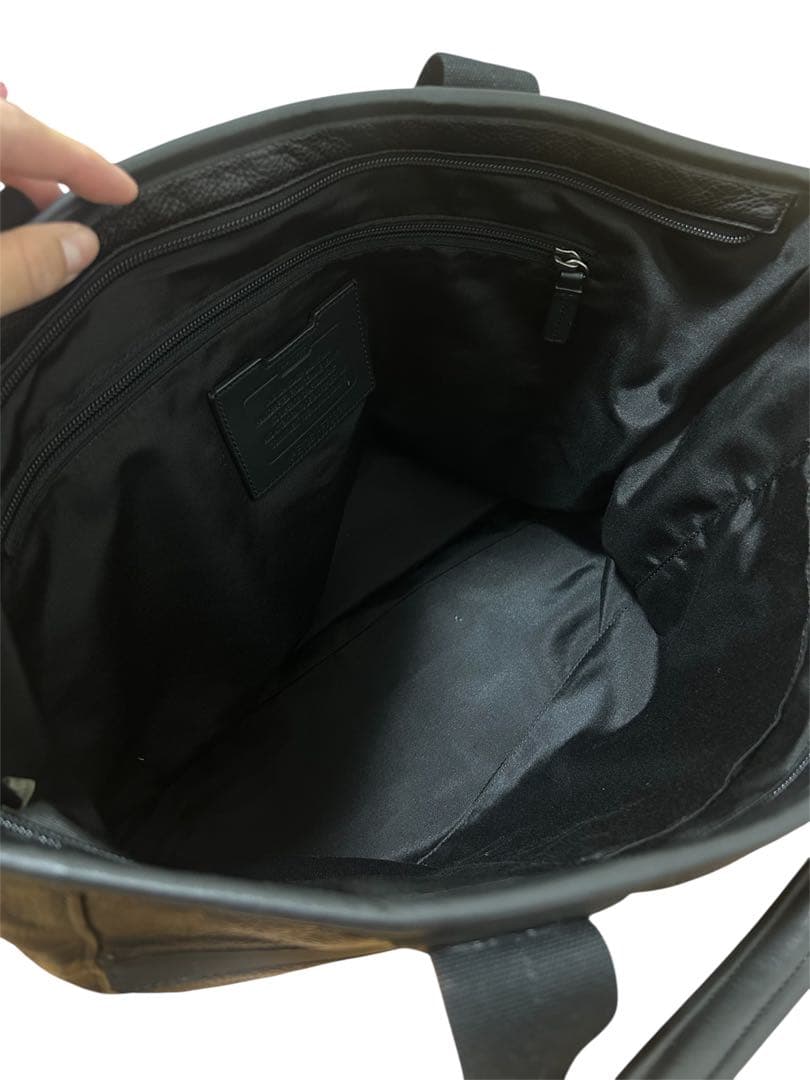 【最終価格です‼️】【即日発送‼️】coach 2way ビジネスバッグ 黒 レザー