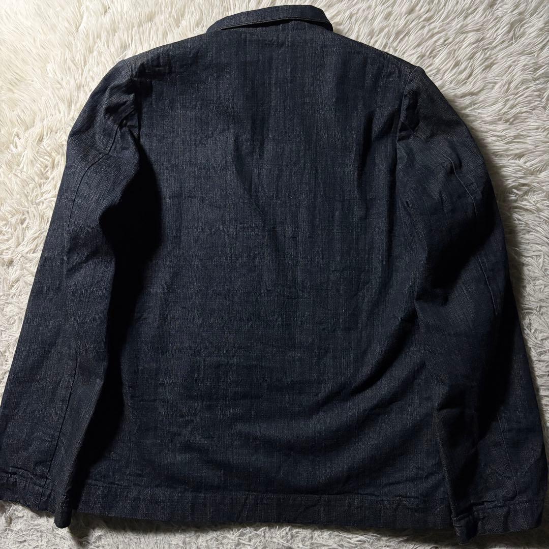希少■45RPM デニム　ジャケット　変形　インディゴ　キルティング　サイズ2