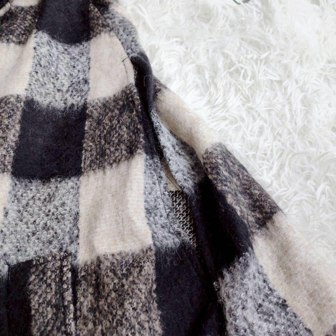 ◾︎入手困難◾︎ レッドヴァレンティノ ダブルブレストケープコート チェック 38