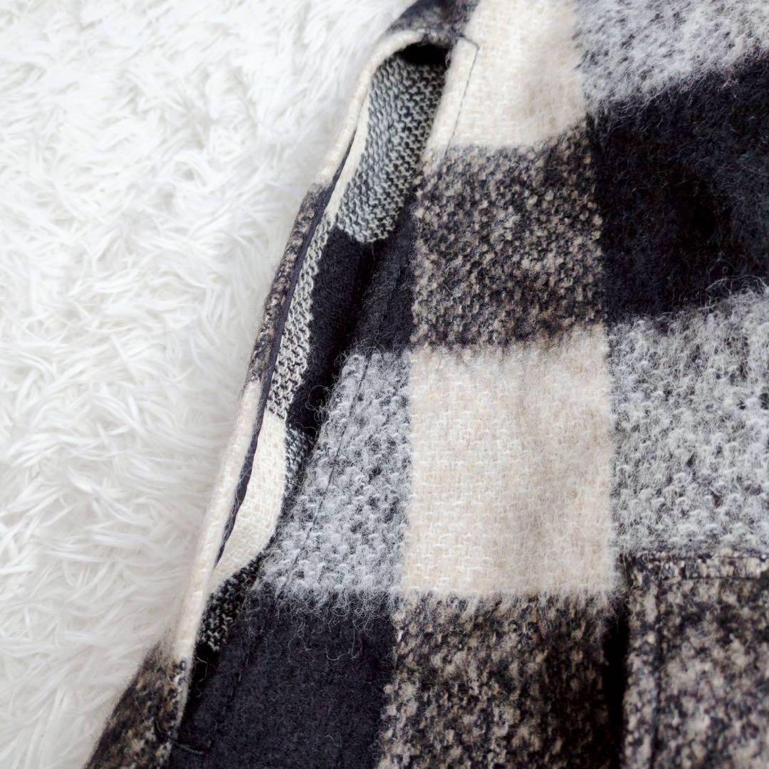 ◾︎入手困難◾︎ レッドヴァレンティノ ダブルブレストケープコート チェック 38