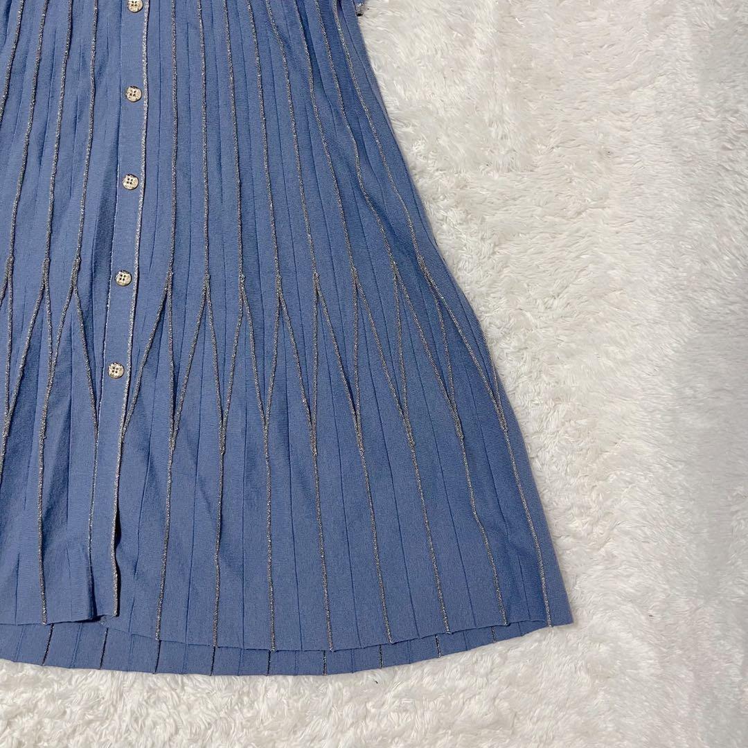 ワンピース Suite Room Knit Long Dress M sepia blue