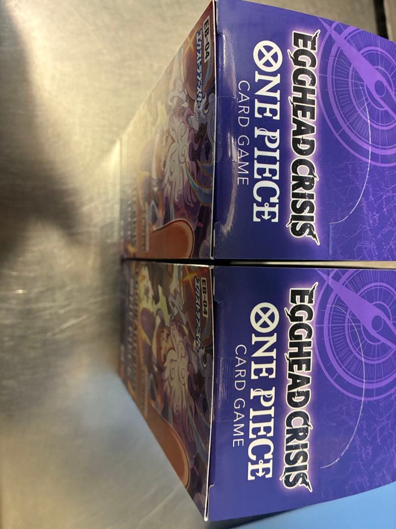 ワンピース カードゲーム エッグヘッドクライシス未開封シール付き2box