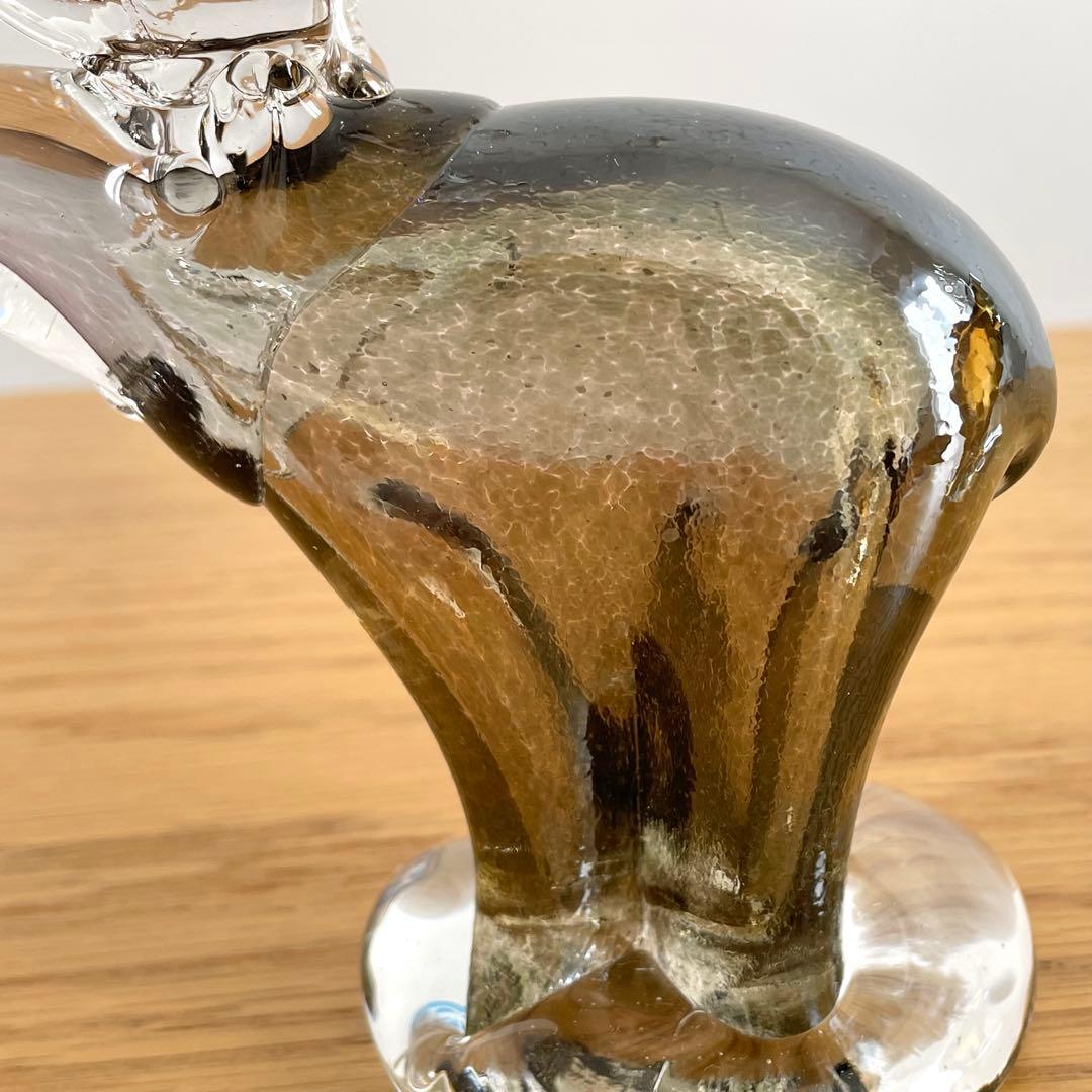 北欧ビンテージ Bianco Blu ガラス製 トナカイ セット 置物 オブジェ