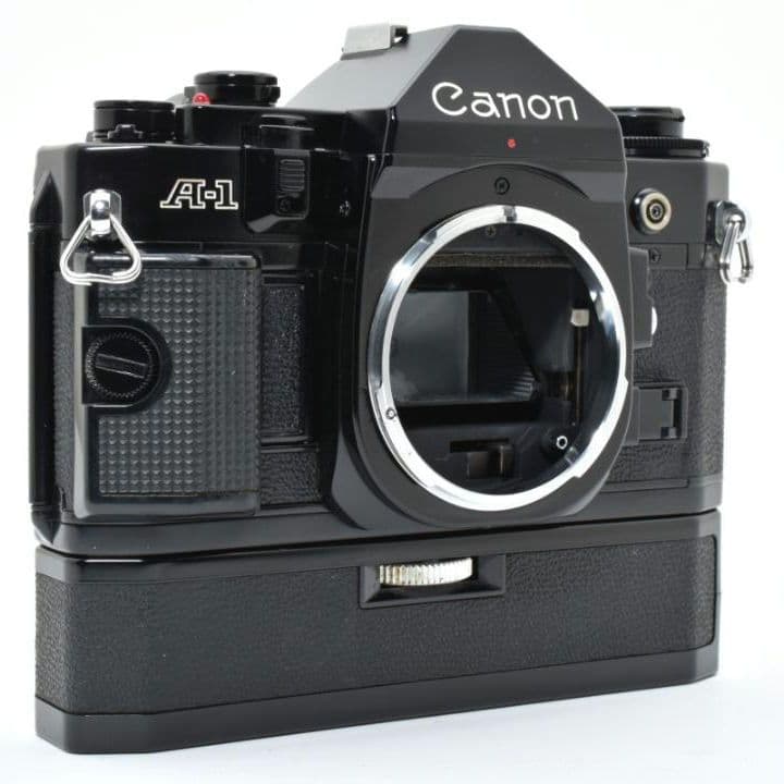☆完動品☆ Canon A-1 ブラック ボディ パワーウインダーA 8166
