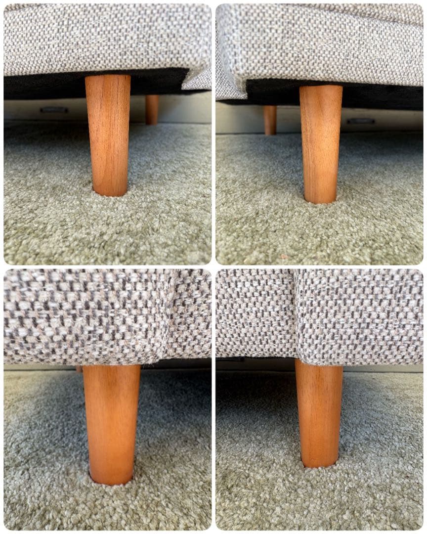 【極美品】ウニコ LOTTIE sofa 2S グレー系