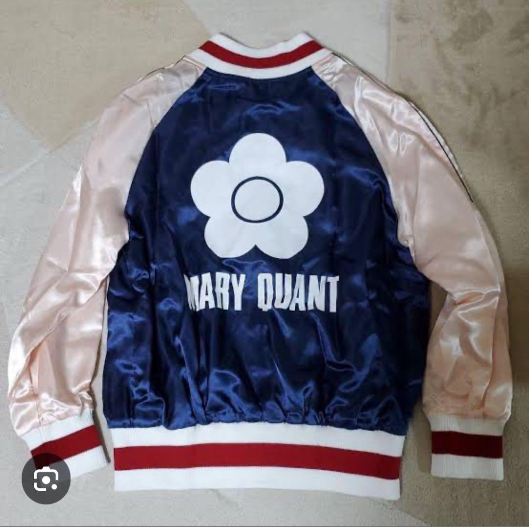ト*ー様 MARY QUANT スカジャン ネイビー・ピンク