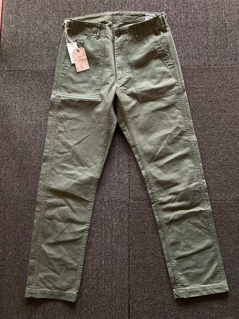 orSlow ベイカーパンツ ヘリンボーン 日本製