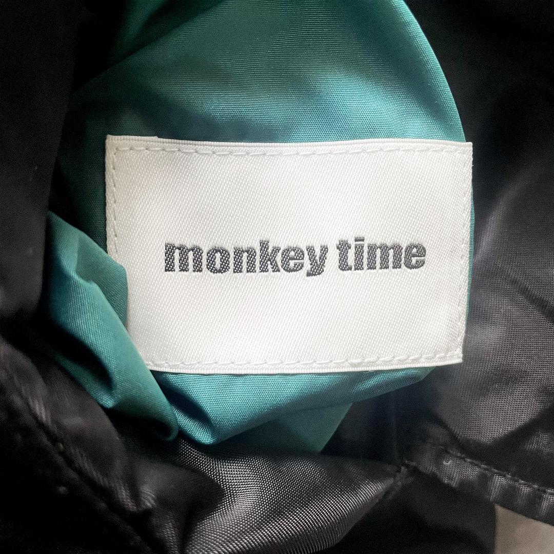 monkey time ベスト MA-1 黒 united arrows