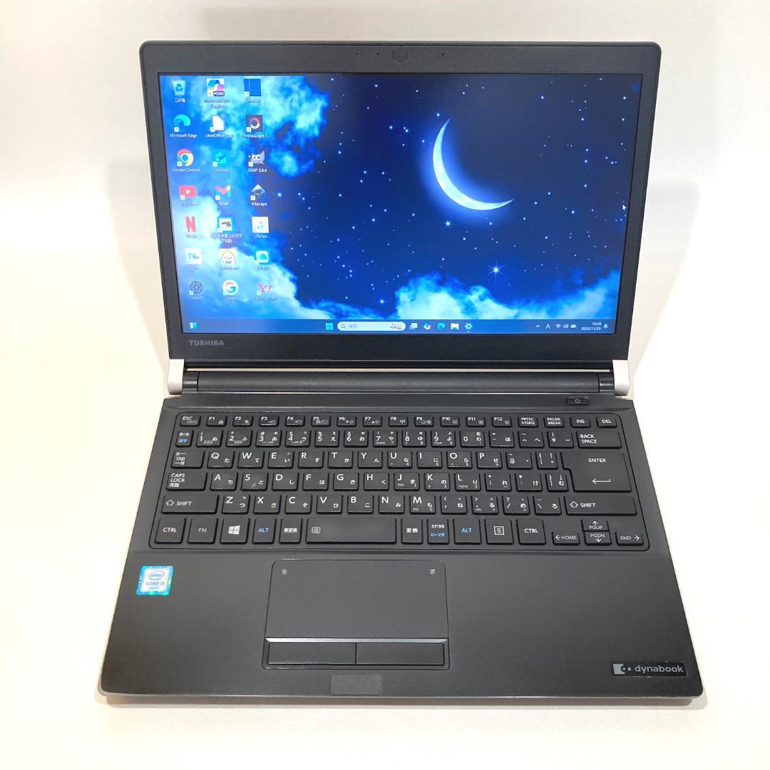 初心者✨快適i3&SSD・コンパクト✨黒✨すぐ使えるノートパソコン◇T403-1