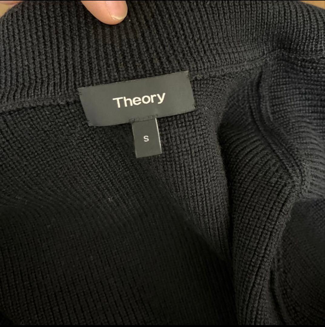 theory ジップアップニット　ドライバーズニット　Sサイズ