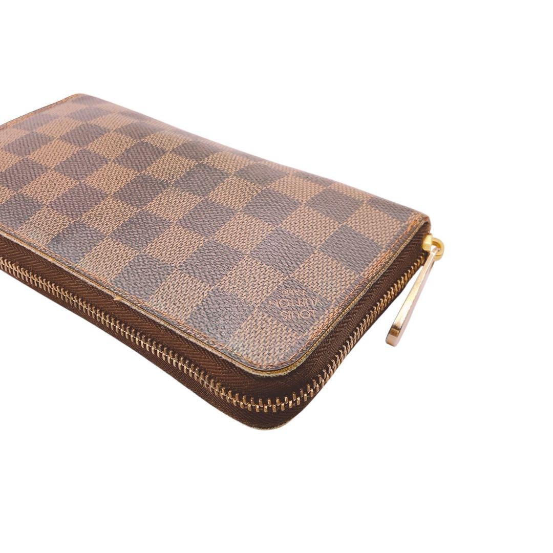 【美品】LOUIS VUITTON ダミエジッピーウォレット☆鑑定済みです♪