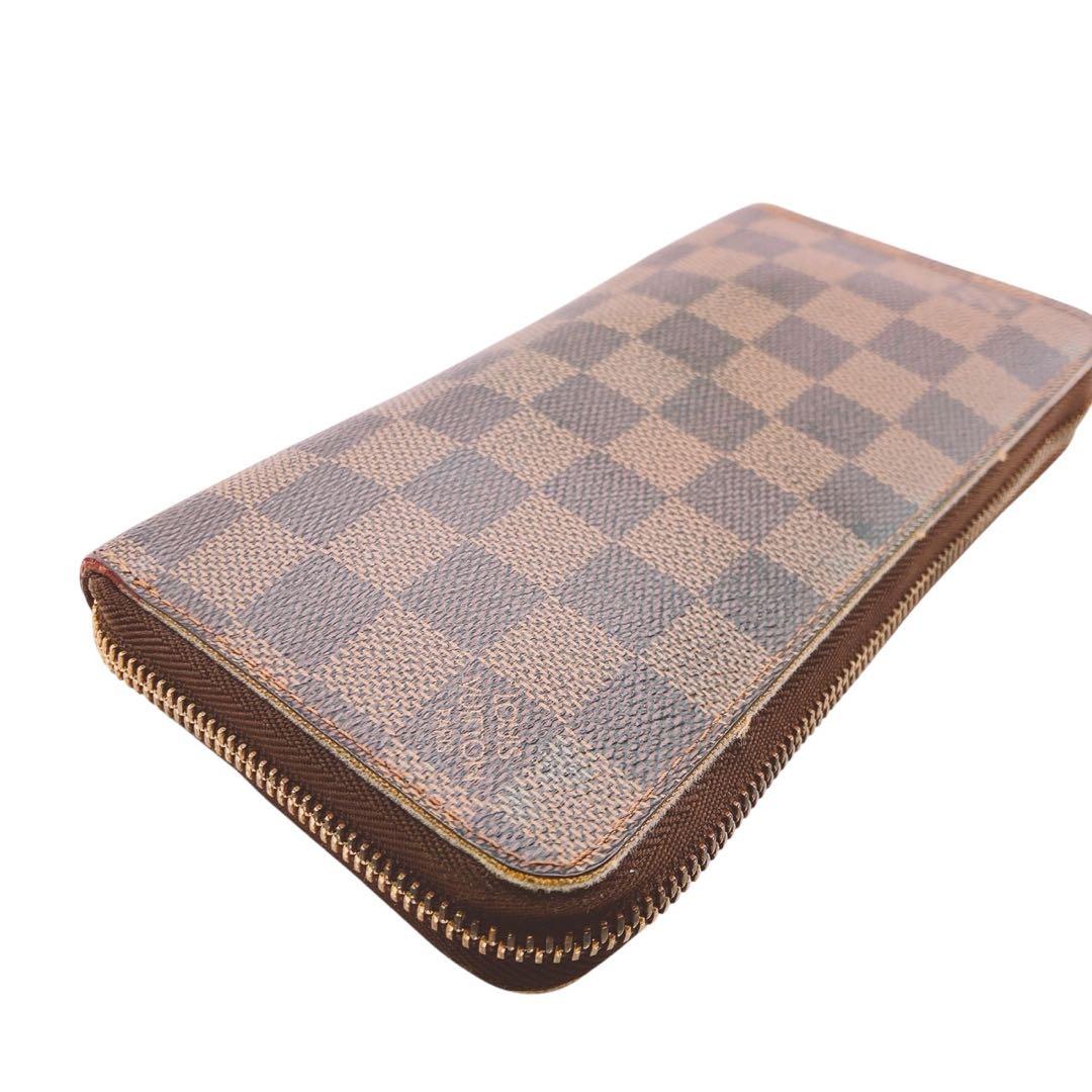 【美品】LOUIS VUITTON ダミエジッピーウォレット☆鑑定済みです♪