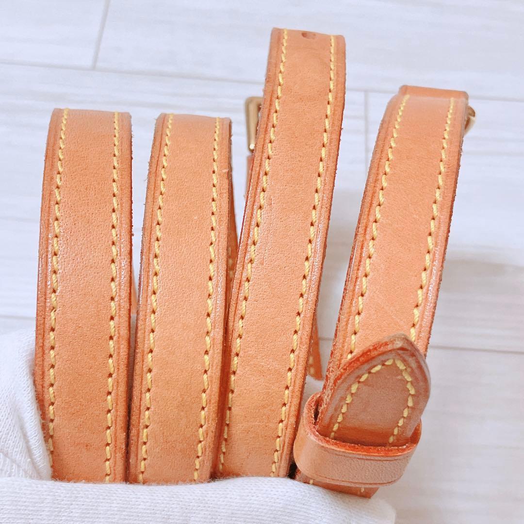 ヴィトン Vuitton レザー ヌメ革 ショルダーストラップ ベルトON473