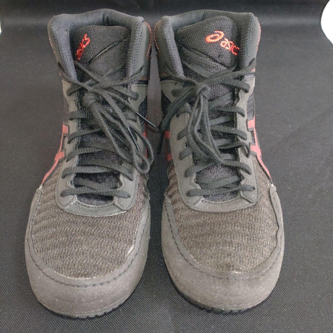 【美品】asics MATCONTROL 2 ブラックレッド 25.5センチ