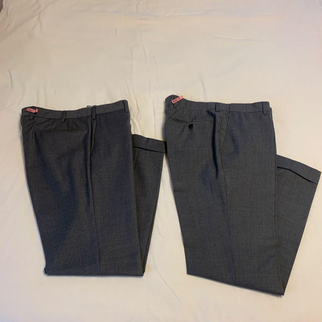 【BEAMS F】 秋冬インコテックス＆春夏スラックス グレー　サイズ48