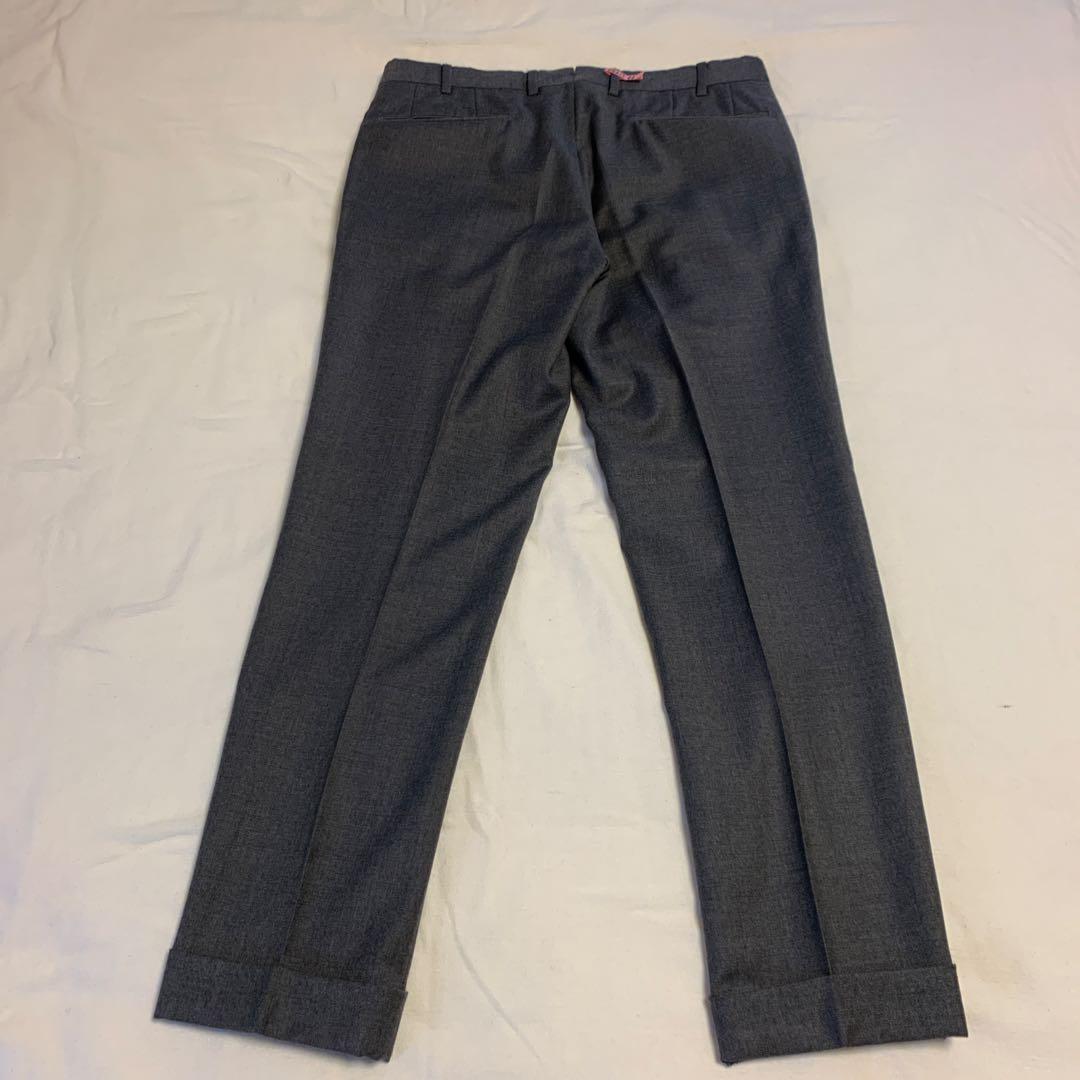 【BEAMS F】 秋冬インコテックス＆春夏スラックス グレー　サイズ48