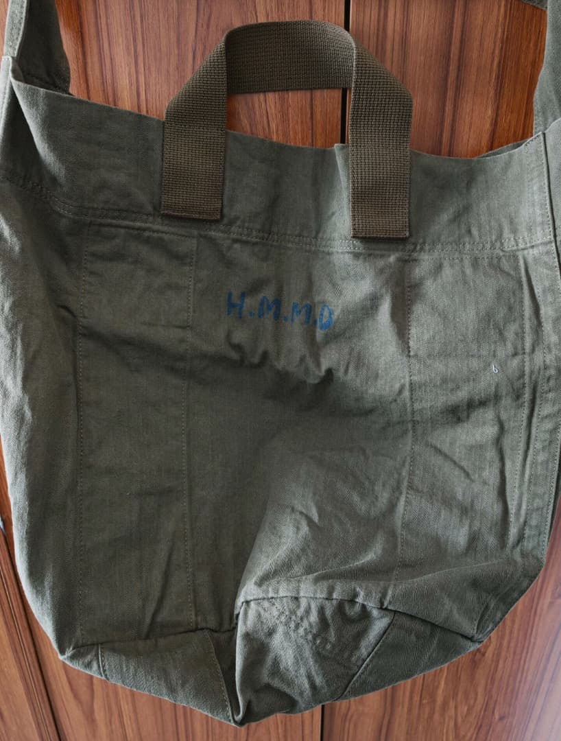 HUMAN MADE ミリタリーグリーン ショルダートートバッグ